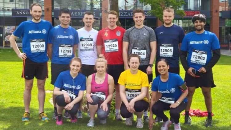 Charity Runners in Manchester