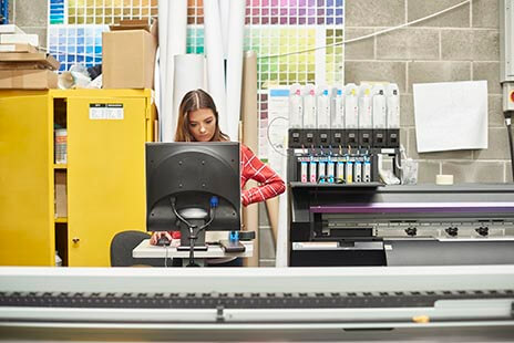 Printer using printing equiptment